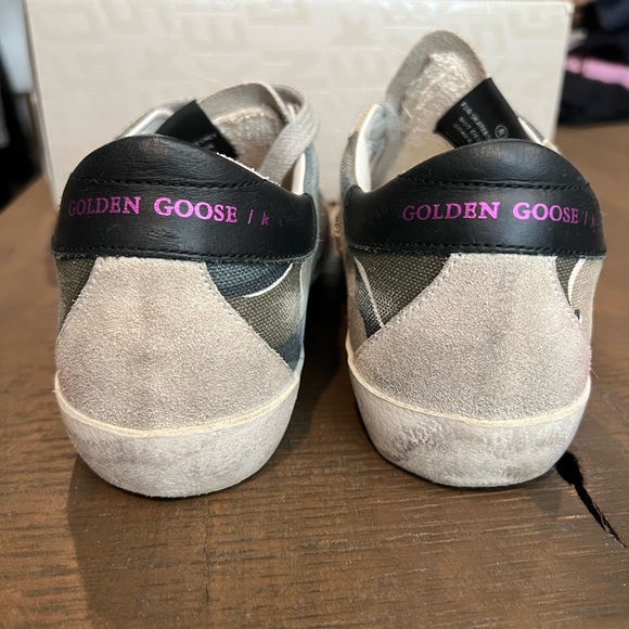 Golden goose superstar, camouflage, fuchsia star suede heel - size 36 - Picture 6 of 9
